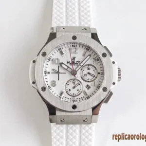 Hublot Big Bang White Dial Rubber Strap Men Automatic Swiss Movement Clone 1:1