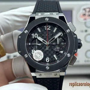Hublot Big Bang Black Dial Rubber Strap Men's Automatic Clone 1:1