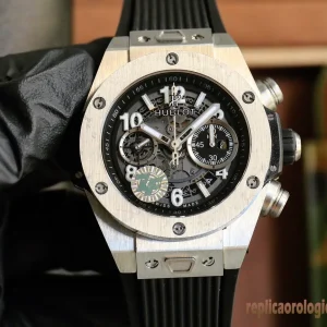 Hublot Big Bang Black Dial Rubber Strap Men Automatic Swiss Clone 1:1