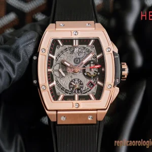 Hublot Spirit of Big Bang Black Dial Rubber Strap Men's Automatic Clone 1:1