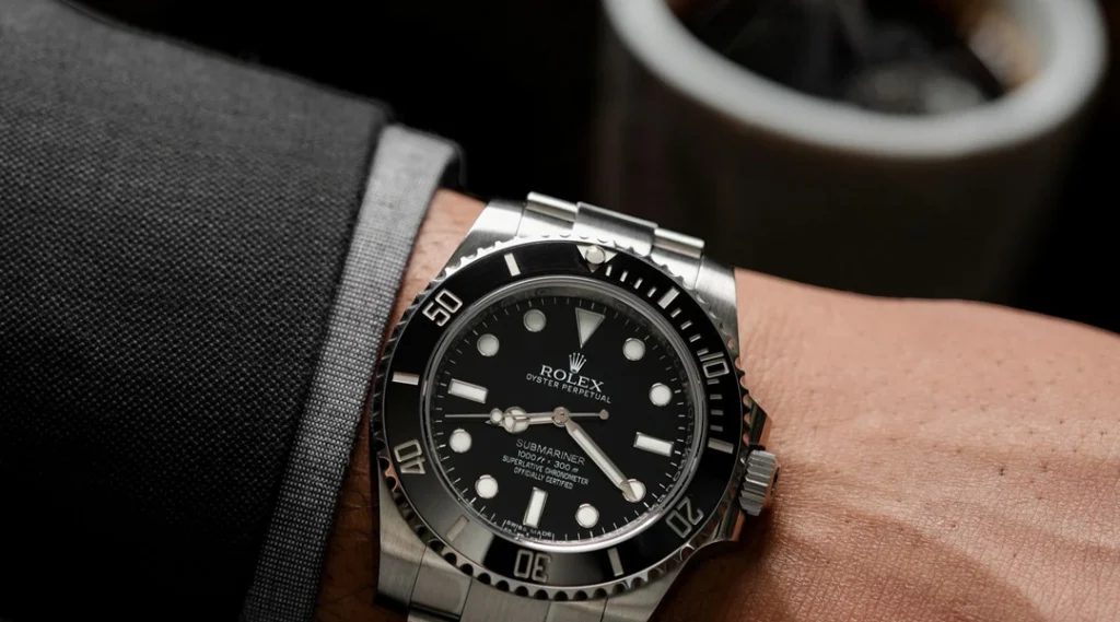 orologio replica di lusso al polso stile Rolex alta qualità