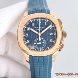 Patek Philippe Aquanaut Blue Dial Rubber Strap Men Automatic Swiss Clone 1:1