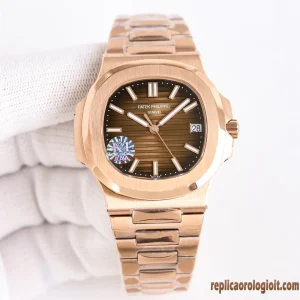 Patek Philippe Nautilus Marrone Orologi Replica Bracciale Uomo Movimento Automatico Orologio Clone 1:1