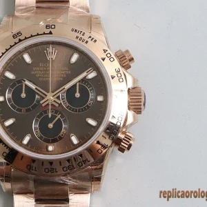 Rolex Daytona Oro Rosa Orologi Replica Bracciale Acciaio Orologio Automatico Clone 1:1