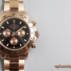 Rolex Daytona Oro Rosa Orologi Replica Bracciale Acciaio Orologio Automatico Clone 1:1