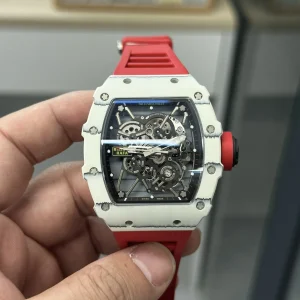 Richard Mille RM 011 Red Rubber Strap Men's Automatic Swiss Movement Clone 1:1