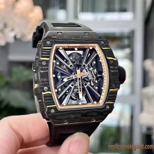 Richard Mille RM12-01 Blue Skeleton Orologi Replica Bracciale in metallo Uomo Movimento automatico svizzero Orologio Clone 1:1
