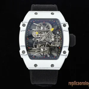 Richard Mille RM 27-02 Blu Orologi Replica Cinturino in Gomma Uomo Movimento Automatico Svizzero Orologio Clone 1:1