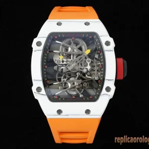 Richard Mille RM 27-02 Nero Lunetta Orologi Replica Gomma Uomo Movimento Automatico Orologio Clone 1:1