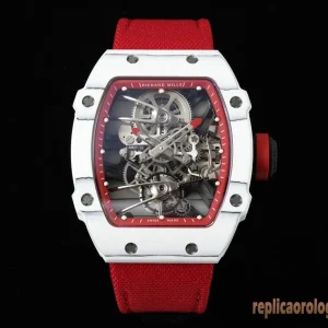 Richard Mille RM 27-02 Red Strap Replica Watches Men Automatic Swiss Clone 1:1