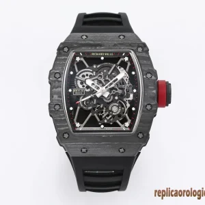 Richard Mille RM 35-01 Black Carbon Replica Orologi Bracciale Uomo Movimento Automatico Orologio Clone 1:1
