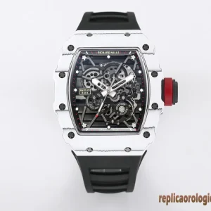 Richard Mille RM 35-01 Rafael Nadal Black Dial Replica Watches Rubber Strap Men Automatic Swiss Movement Clone 1:1