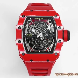 Richard Mille RM35-02 Rosso Orologi Replica Gomma Uomo Movimento Automatico Orologio Clone 1:1