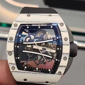 Richard Mille RM 67 Black Dial Replica Watches Bracciale in metallo Uomo Movimento automatico svizzero Orologio Clone 1:1