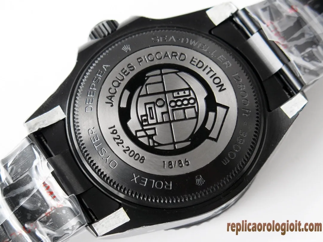 Rolex Sea-Dweller Quadrante Grigio Orologi Replica Bracciale in Acciaio Uomo Movimento Automatico Orologio Clone 1:1 - immagine 8