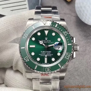 Rolex Submariner Verde Orologi Replica Bracciale Acciaio Uomo Movimento Automatico Orologio Clone 1:1