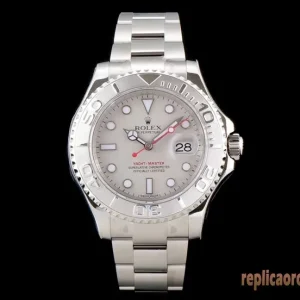 Rolex Yacht-Master Quadrante Grigio Orologi Replica Bracciale Acciaio Movimento Automatico Orologio Clone 1:1