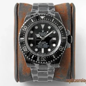 Rolex Sea-Dweller Nero Orologi Replica Bracciale in Acciaio Movimento Automatico Orologio Clone 1:1