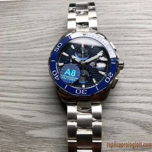 Tag Heuer Aquaracer Blu Orologi Replica Bracciale in metallo Uomo Movimento automatico svizzero Orologio Clone 1:1