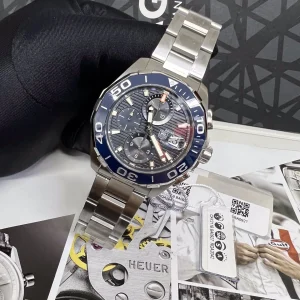 Tag Heuer Aquaracer Blu Orologi Replica Bracciale in metallo Uomo Movimento automatico svizzero Orologio Clone 1:1
