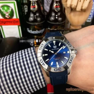 Tag Heuer Aquaracer Blu Orologi Replica Cinturino Gomma Uomo Movimento Automatico Orologio Clone 1:1