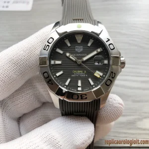 Tag Heuer Aquaracer Nero Orologi Replica Bracciale in metallo Uomo Movimento automatico svizzero Orologio Clone 1:1