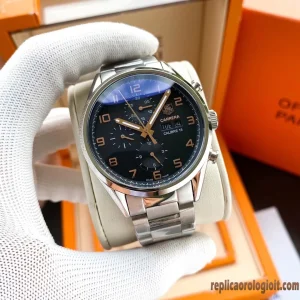 Tag Heuer Carrera Blu Orologi Replica Bracciale in Metallo Uomo Movimento Automatico Orologio Clone 1:1