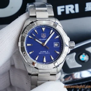 Tag Heuer Aquaracer Blue Orologi Replica Bracciale in metallo Uomo Movimento automatico svizzero Orologio Clone 1:1