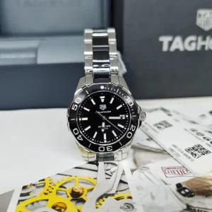 Tag Heuer Aquaracer Nero Orologi Replica Bracciale in metallo Uomo Movimento automatico svizzero Orologio Clone 1:1