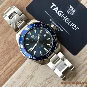 Tag Heuer Aquaracer Blu Orologi Replica Bracciale in Metallo Uomo Movimento Automatico Orologio Clone 1:1