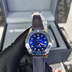 Tag Heuer Aquaracer Blu Orologi Replica Cinturino in Gomma Donna Movimento Automatico Svizzero Orologio Clone 1:1