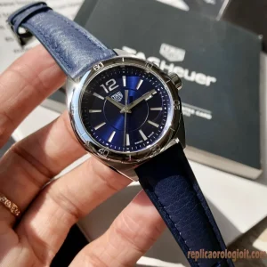 Tag Heuer Aquaracer Quadrante Blu Orologi Replica Cinturino in Pelle Donna Movimento Automatico Svizzero Orologio Clone 1:1