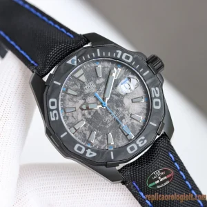 Tag Heuer Aquaracer Quadrante Grigio Orologi Replica Cinturino in Gomma Uomo Movimento Automatico Orologio Clone 1:1