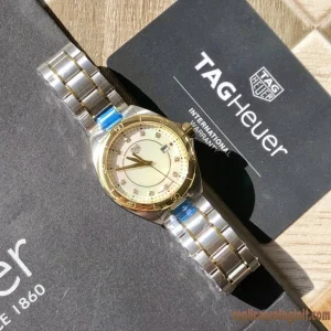 Tag Heuer Carrera White Dial Ladies Replica Watch Metal Bracelet Swiss Automatic Clone 1:1