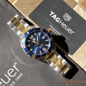 Tag Heuer Formula 1 Blue Gold Orologi Replica Bracciale in metallo Uomo Movimento automatico svizzero Orologio Clone 1:1