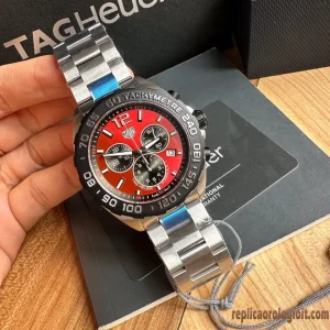 Tag Heuer Formula 1 Blu Lunetta Orologi Replica Bracciale in Metallo Uomo Movimento Automatico Svizzero Orologio Clone 1:1