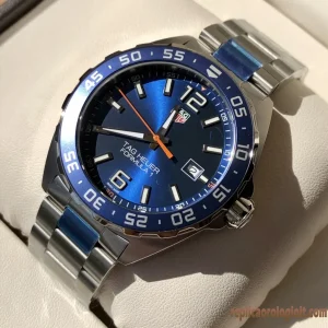 Tag Heuer Formula 1 Blue Ceramic Orologi Replica Bracciale in metallo Uomo Movimento automatico svizzero Orologio Clone 1:1