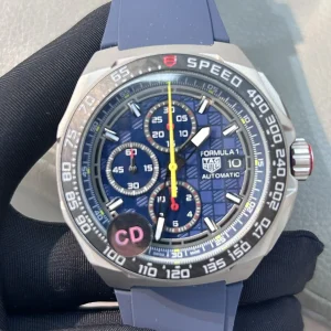 Tag Heuer Formula 1 Blu Orologi Replica Cinturino in Gomma Uomo Movimento Automatico Orologio Clone 1:1