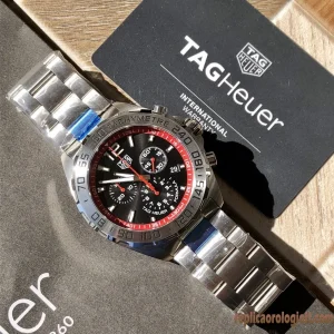 Tag Heuer Formula 1 Blu Lunetta Orologi Replica Bracciale in Metallo Uomo Movimento Automatico Svizzero Orologio Clone 1:1