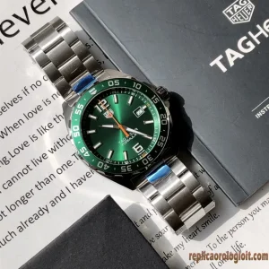 Tag Heuer Formula 1 Verde Orologi Replica Bracciale in metallo Uomo Movimento automatico svizzero Orologio Clone 1:1