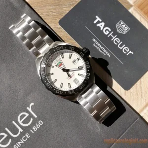 Tag Heuer Formula 1 White Dial Replica Orologi Bracciale in metallo Uomo Movimento automatico svizzero Orologio Clone 1:1