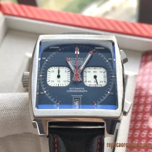 Tag Heuer Monaco Blu Orologi Replica Bracciale in metallo Uomo Movimento automatico svizzero Orologio Clone 1:1